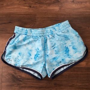 Under Armour Women’s Tie-Die Blue Athletic Shorts